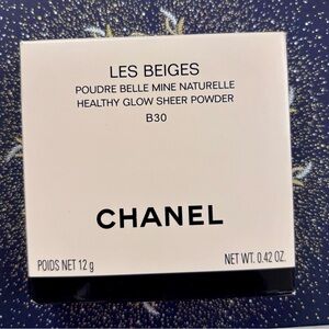 CHANEL Les Beiges Healthy Glow Sheer Powder B30 - Beige & Black Packaging